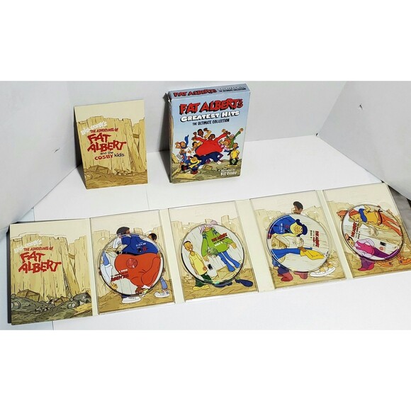 Fat Albert Greatest Hits 4-Disc DVD Set (2004) Classic Animated Comedy Tested - Picture 3 of 12